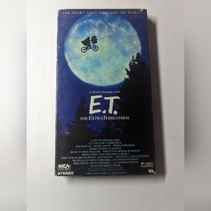E.T. VHS RARE GREEN COPY